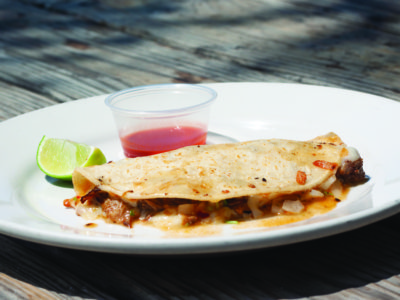 Quesadilla Harina de Birria – Los Palillos